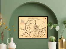 Cargar imagen en el visor de la galería, Digitally Restored and Enhanced 1863 Nashville Tennessee and Vicinity Map Print - Vintage Map of Nashville TN Poster - Tennessee Map Wall Art