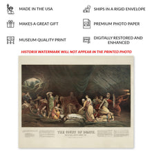 Load image into Gallery viewer, Digitally Restored and Enhanced 1859 The Court of Death Poster Print - Vintage Poster Print of The Court of Death by Rembrandt Peale Wall Art