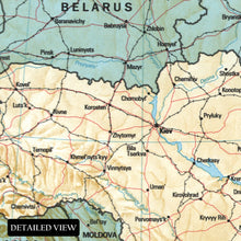 Cargar imagen en el visor de la galería, Digitally Restored and Enhanced 1993 Ukraine Map Print - Vintage Map of Ukraine Poster - Old Ukraine Eastern Europe Map Poster - Historic Ukraine Wall Art