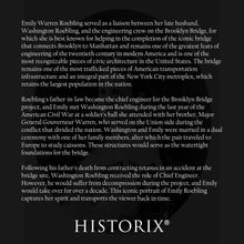 Cargar imagen en el visor de la galería, Digitally Restored and Enhanced 1953 Emily Roebling Photo Print - Vintage Photo of The Brooklyn Bridge Engineer Emily Warren Roebling Poster Wall Art