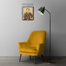 Load image into Gallery viewer, Digitally Restored and Enhanced 1860 John Wilkes Booth Photo Print - Vintage Portrait Photo of Stage Actor John Wilkes Booth Sitting Poster