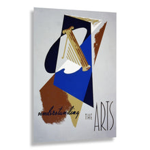 Load image into Gallery viewer, Digitally Restored and Enhanced 1936 Understanding the Arts Illinois WPA Federal Art Project Poster - Depression Era Art Deco - Archival Reproduction
