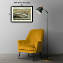 Load image into Gallery viewer, Digitally Restored and Enhanced 1867 Saginaw City Michigan Map Poster - Bird's Eye View of Saginaw Michigan Wall Art Print - Vintage Michigan Map History