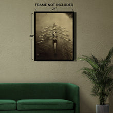 Load image into Gallery viewer, Digitally Restored and Enhanced 1910 Cambridge University Rowing Club Photo Print - Vintage Photo of University of Cambridge Rowing Team Poster Wall Art