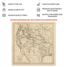 Load image into Gallery viewer, 1902 Trans-Mississippi Map Poster - Vintage Map of Trans-Mississippi of United States - Old Map of Mississippi Wall Art