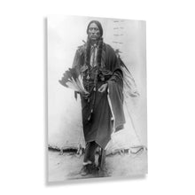 Load image into Gallery viewer, Digitally Restored and Enhanced 1909 Quanah Parker Portrait Photo - Vintage Portrait Photo of Quanah Parker The Comanche Empire Tribal Chief Print Wall Art