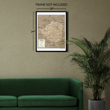 Load image into Gallery viewer, Digitally Restored and Enhanced 2002 Zimbabwe Map Poster - Restored Map of Zimbabwe South Africa Wall Art Print - Zimbabwe South Africa Map Print