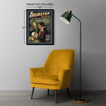 Cargar imagen en el visor de la galería, Digitally Restored and Enhanced 1915 Thurston Magician Poster - Do the Spirits Come Back - Spiritualism Vaudeville Theater - Archival Print