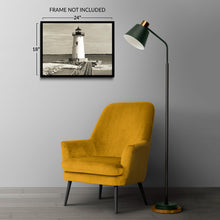 Cargar imagen en el visor de la galería, Digitally Restored and Enhanced 1953 Edgartown Light Photo Print - Vintage Photo of Edgartown Harbor Light at Martha's Vineyard Island Poster