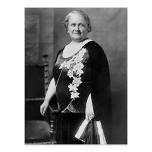 Load image into Gallery viewer, Digitally Restored and Enhanced 1930 Dr Maria Montessori Portrait Photo Print - Vintage Photo of Maria Montessori - Doctor Maria Montessori Poster Photo