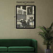 Cargar imagen en el visor de la galería, Digitally Restored and Enhanced 1930 Gertrude Stein Photo Print - Vintage Photo Showing Portrait of Gertrude Stein by Pablo Picasso - Gertrude Stein Poster