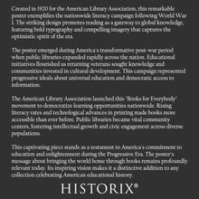 Cargar imagen en el visor de la galería, 1920 Bring Home the World in Books Library Association Poster - Vintage Reading Promotion Art - Archival Reproduction