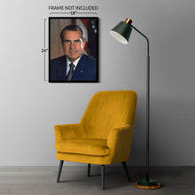 Cargar imagen en el visor de la galería, Digitally Restored and Enhanced Richard M Nixon 37th President of the United States Official Portrait Photo Print Poster