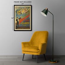 Load image into Gallery viewer, 1925 Thurston Magician Poster - Vanishing Whippet Automobile - Jazz Age Vaudeville Theater Magic - Archival Print