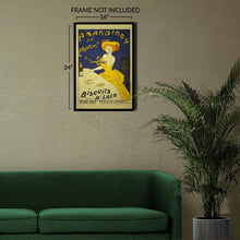 Load image into Gallery viewer, Digitally Restored and Enhanced 1900 Amandines de Provence French Biscuit Advertising Poster - Art Nouveau Era - Belle Epoque Art - Archival Reproduction