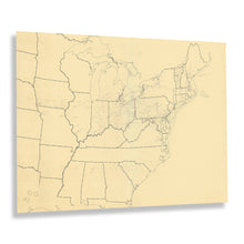 Load image into Gallery viewer, Digitally Restored and Enhanced 1941 Underground Railroad Map of the United States - Vintage Underground Railroad Map of United States Wall Art Poster