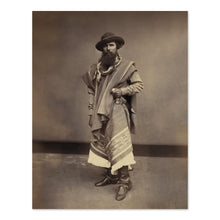 Cargar imagen en el visor de la galería, Digitally Restored and Enhanced 1868 Gaucho of The Argentine Republic Photo Print - Vintage Photo of Gaucho Horseman - Old Argentinian Gaucho Poster