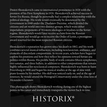 Load image into Gallery viewer, Digitally Restored and Enhanced 1942 Dmitri Shostakovich Photo Print - Vintage Photo of Noted Russian Composer Dmitri Shostakovich Poster Wall Art Print