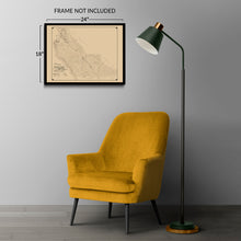 Load image into Gallery viewer, Digitally Restored and Enhanced 1898 Monterey County California Map Poster - Vintage Map Print of Monterey CA - Official Map of Monterey County California