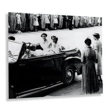 Load image into Gallery viewer, Digitally Restored and Enhanced 1954 Queen Elizabeth II Photo Print - Old Photo of Queen Elizabeth II - Vintage Photo of Queen Elizabeth Poster Wall Art