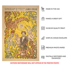 Load image into Gallery viewer, Digitally Restored and Enhanced 1896 Salon des Cent Paris Self Portrait Exhibition Poster - Art Nouveau Era - Belle Epoque Art - Archival Reproduction