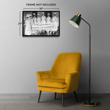 Cargar imagen en el visor de la galería, Digitally Restored and Enhanced 1916 Nurses with Babies Photo Print - Vintage Photo of Nurses with Newborn Babies Poster Wall Art