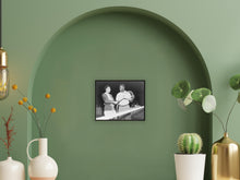 Cargar imagen en el visor de la galería, Digitally Restored and Enhanced 1951 Althea Gibson Photo Print - Vintage Photo of Tennis Player Althea Gibson with Baseball Player Jackie Robinson Poster