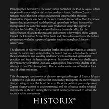 Load image into Gallery viewer, Digitally Restored and Enhanced 1911 Emilio Zapata Photo Print - Vintage Photo of Emiliano Zapata Poster - Mexican Revolution Leader Emiliano Zapata Photo