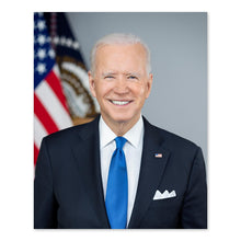 Cargar imagen en el visor de la galería, Digitally Restored and Enhanced Joe Biden 46th President of the United States Official Portrait Photo Poster