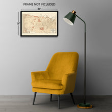 Load image into Gallery viewer, Digitally Restored and Enhanced 1883 Indian Reservations Map Print - Vintage Map of The Indian Reservations With the Limits of The United States Poster