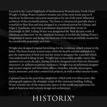 Load image into Gallery viewer, Digitally Restored and Enhanced 1939 Falling Water Poster Photo Print - Vintage Wall Art Photo Print of The Falling Water Dwelling by Frank Lloyd Wright