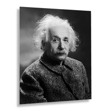 Load image into Gallery viewer, Digitally Restored and Enhanced 1947 Albert Einstein Photo Print - Vintage Portrait Poster of Albert Einstein - Old Photo of Albert Einstein Wall Art