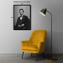 Cargar imagen en el visor de la galería, Digitally Restored and Enhanced 1865 Abraham Lincoln Photo Print - Vintage Portrait Photo of Abraham Lincoln President of The United States Poster Wall Art