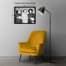 Cargar imagen en el visor de la galería, Digitally Restored and Enhanced 1956 Rosa Parks Eleanor Roosevelt & H.C. Foster Photo - Old Photo of Rosa Parks Eleanor Roosevelt and Autherine Lucy Poster