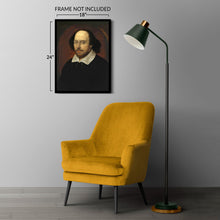 Cargar imagen en el visor de la galería, Digitally Restored and Enhanced 1610 William Shakespeare Photo Print - Vintage William Shakespeare Portrait Photo - Poet William Shakespeare Poster