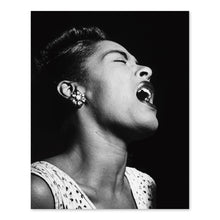 Cargar imagen en el visor de la galería, Digitally Restored and Enhanced 1947 Billie Holiday Photo Print - Vintage Photo of Billie Holiday Poster - Lady Day Billie Holiday Print Photo Wall Art