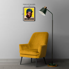Cargar imagen en el visor de la galería, Digitally Restored and Enhanced 1948 Jackie Robinson Poster Matte - Vintage Poster of Brooklyn Dodgers Baseball Player Jackie Robinson Wall Art Print