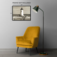 Cargar imagen en el visor de la galería, Digitally Restored and Enhanced 1953 Edgartown Light Photo Print - Vintage Photo of Edgartown Harbor Light at Martha's Vineyard Island Poster