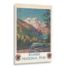 Load image into Gallery viewer, Digitally Restored and Enhanced 1920 Rainier National Park Northern Pacific Railroad Poster - Vintage Pacific Northwest Tourism - North Coast Limited Railway - Museum-Quality Print