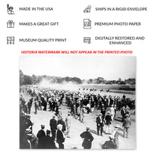 Load image into Gallery viewer, Digitally Restored and Enhanced 1913 Saratoga Race Track Photo Print - Old Photo of Saratoga Horse Racing Poster - Saratoga Race Course Wall Art Photo