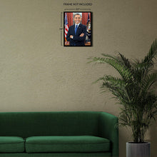 Cargar imagen en el visor de la galería, Digitally Restored and Enhanced Barack Obama 44th President of the United States Official Portrait Photo Print Poster