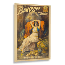 Load image into Gallery viewer, Digitally Restored and Enhanced 1895 Frederick Bancroft Slave of the Orient Poster - Victorian Theater Magic - Gilded Age Vaudeville - Archival Print