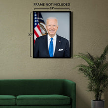 Cargar imagen en el visor de la galería, Digitally Restored and Enhanced Joe Biden 46th President of the United States Official Portrait Photo Poster