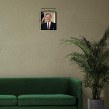 Cargar imagen en el visor de la galería, Digitally Restored and Enhanced George H W Bush 41st President of the United States Official Portrait Photo Print Poster