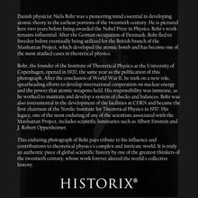 Load image into Gallery viewer, Digitally Restored and Enhanced 1920 Niels Bohr Photo Print - Vintage Photo of Physicist Niels Bohr - Old Portrait Photo of Niels Bohr Wall Art Poster