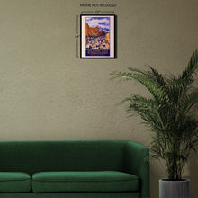 Load image into Gallery viewer, Digitally Restored and Enhanced 1932 Atlantic City New Jersey Railroad Travel Poster - Art Deco Beach Resort Tourism - East Coast Destination - Museum Print