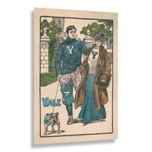 Load image into Gallery viewer, Digitally Restored and Enhanced 1902 Yale University Vintage College Poster - Ivy League Football Athletics - Edwardian Era Sports Art - Museum-Quality Print