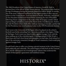 Cargar imagen en el visor de la galería, Digitally Restored and Enhanced Gerald R Ford 38th President of the United States Official Portrait Photo Print Poster