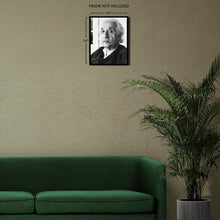 Cargar imagen en el visor de la galería, Digitally Restored and Enhanced 1945 Albert Einstein Portrait Photo - Physicist Scientist - Scientific History Photography - Archival Print