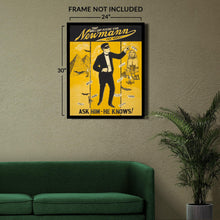 Cargar imagen en el visor de la galería, Digitally Restored and Enhanced 1928 Newmann the Great Poster - Brilliant Psychic Star Mentalist - Jazz Age Vaudeville Theater - Archival Print